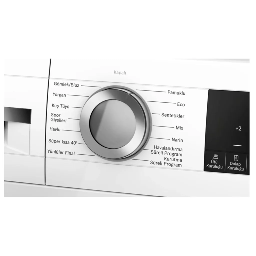 BOSCH WQG25201TR E ENERJİ SINIFI 10KG ISI POMPALI KURUTMA MAKİNESİ BEYAZ 3