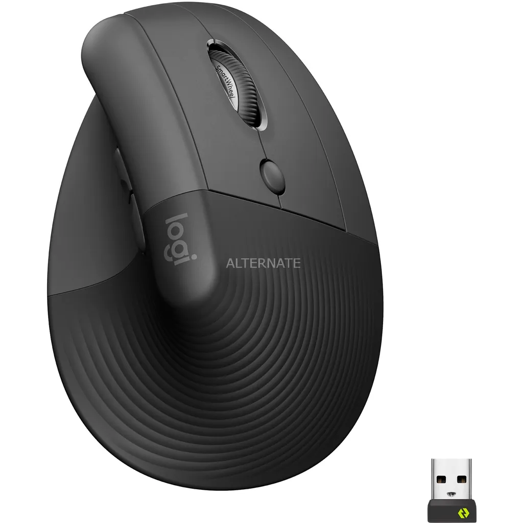 LOGİTECH LİFT ERGONOMİK KABLOSUZ MOUSE SİYAH 2