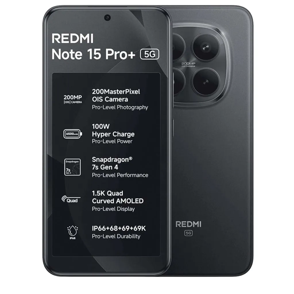 XİAOMİ REDMİ NOTE 15 PRO PLUS 12/512 GB BLACK 2