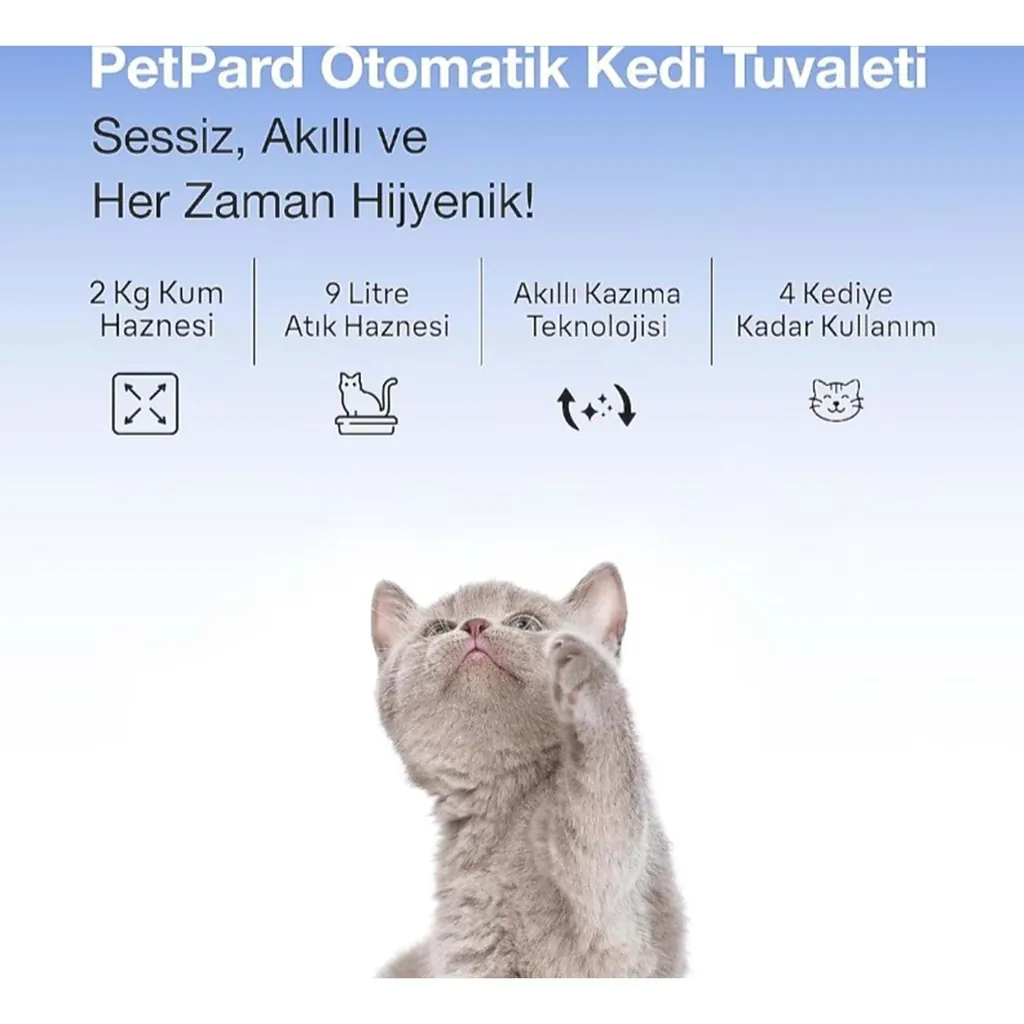 FAKİR PETPART CLB-01 OTOMATİK KEDİ TUVALETİ 3