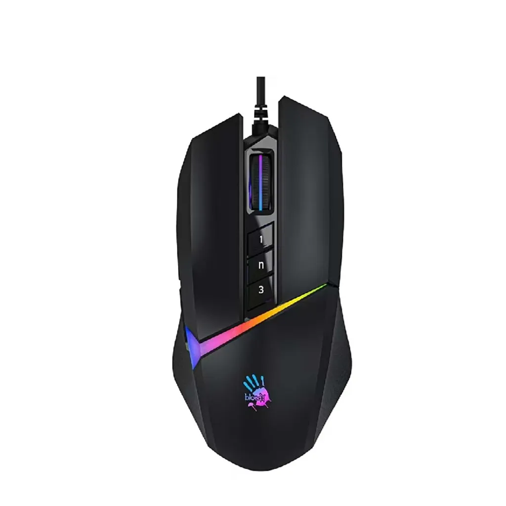 BLOODY W60 MAX 10K CPİ OPTİK 1MS RGB PROGRAMLANABİLİR 10 BUTON 4