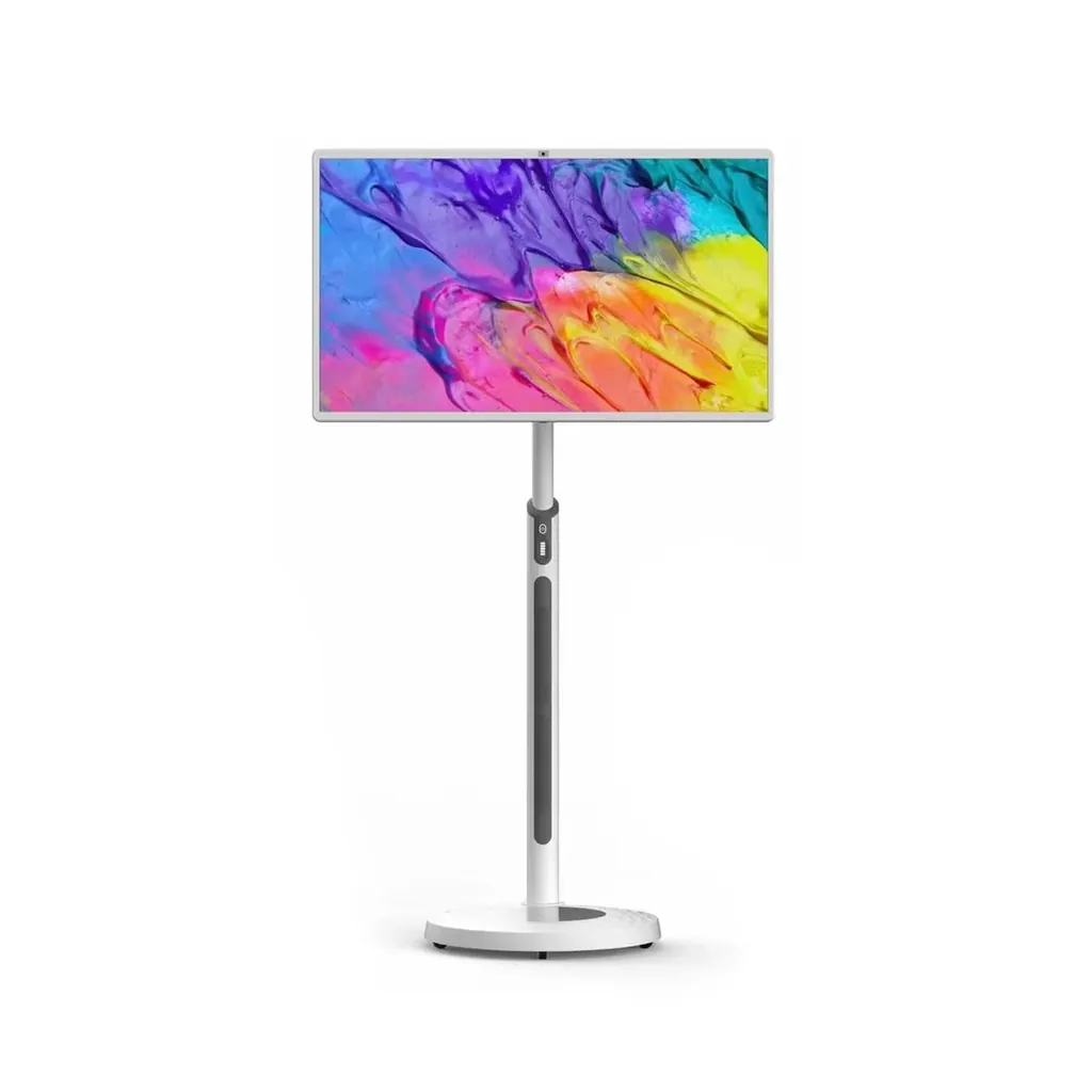 CRONY TX32-1 32 İnç Tekerlekli Taşınabilir Mobil Ekran – Dokunmatik 1080p, Dahili Batarya ve Hoparlör, Bluetooth, USB-C ve HDMI Bağlantı 4