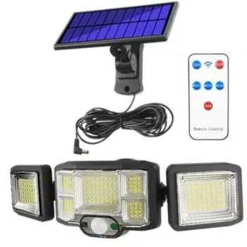 JD SOLAR SENSOR LİGHT JD-2192A UZAKTAN KUMANDALI KABLOLU ÜÇLÜ LED IŞIK 2