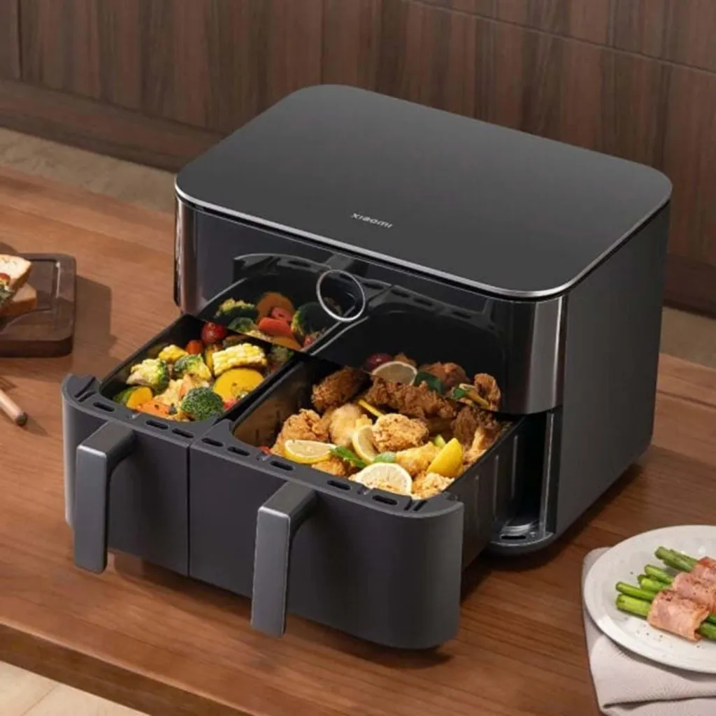 Xiaomi Çift Bölmeli Airfryer 10L Siyah 4