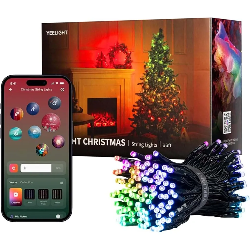 YEELİGHT CHRİSTMAS STRİNG LİGHTS 10M - DEKORATİF YILBAŞI IŞIĞI