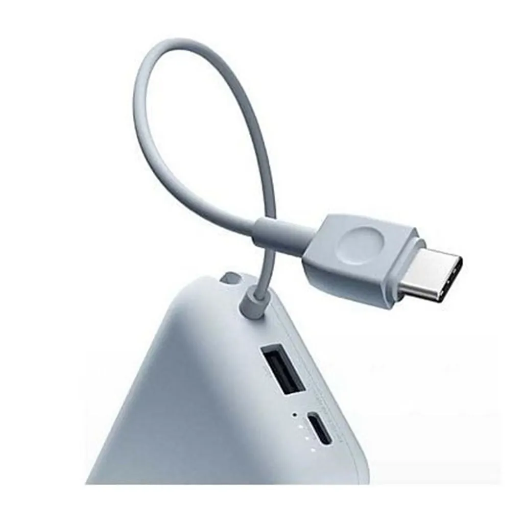 XİAOMİ POWERBANK 10000MAH DAHİLİ KABLOLU BUZ MAVİSİ GL 58478