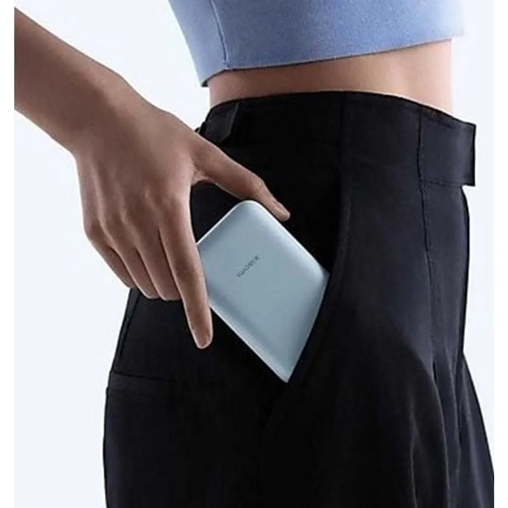 XİAOMİ POWERBANK 10000MAH DAHİLİ KABLOLU BUZ MAVİSİ GL 58478 2