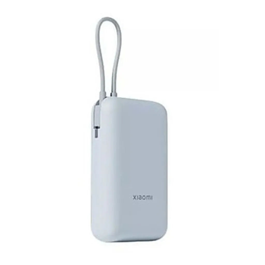 XİAOMİ POWERBANK 10000MAH DAHİLİ KABLOLU BUZ MAVİSİ GL 58478 4