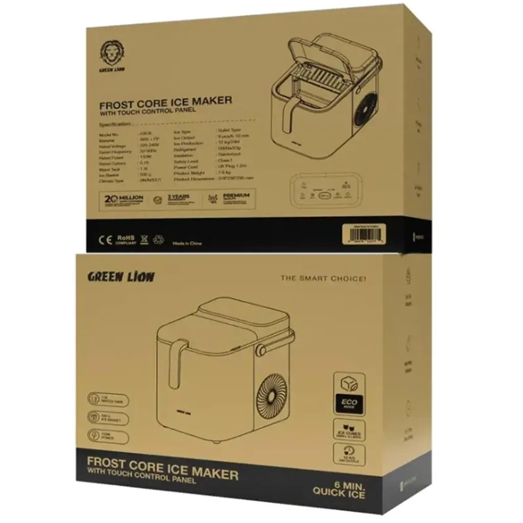 GREEN LİON FROST CORE BUZ MAKİNESİ - KREM BEYAZ GNFROCICEWH 3
