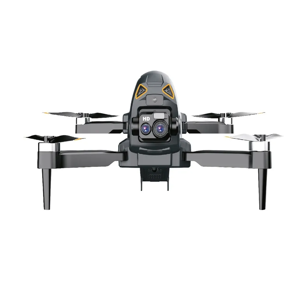 PORODO RC DRONE ELEKTRİK AYARLI ÇİFT KAMERALI - SİYAH PD-DRNDC-BK 2