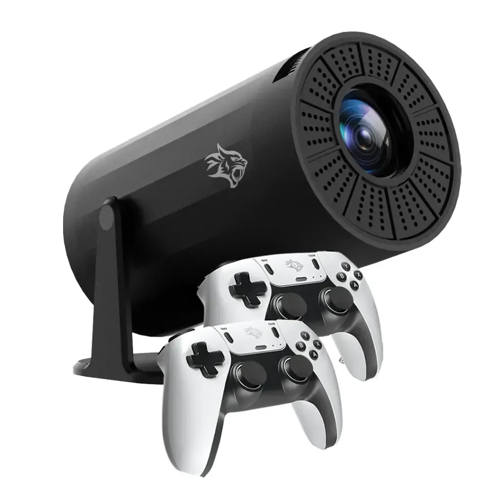 PORODO GAMİNG 4K PROJEKTÖR ANDROİD 11 OTOMATİK KEYSTONE VE GAMEPAD KONTROLCÜ - SİYAH PDX639BK