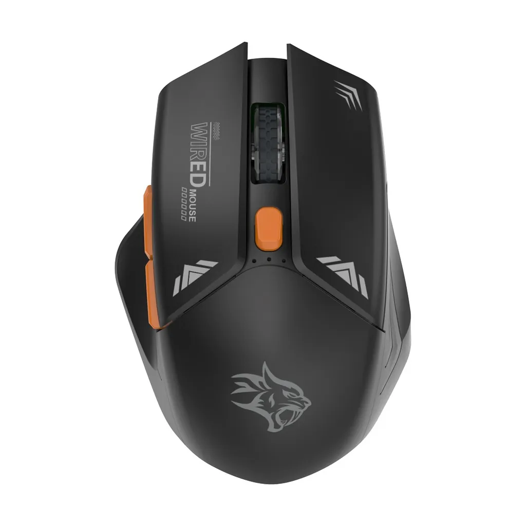 PORODO GAMİNG 2’Sİ 1 ARADA 2.4G KABLOSUZ MOUSE DPI 1600 - SİYAH PDX323BK 2