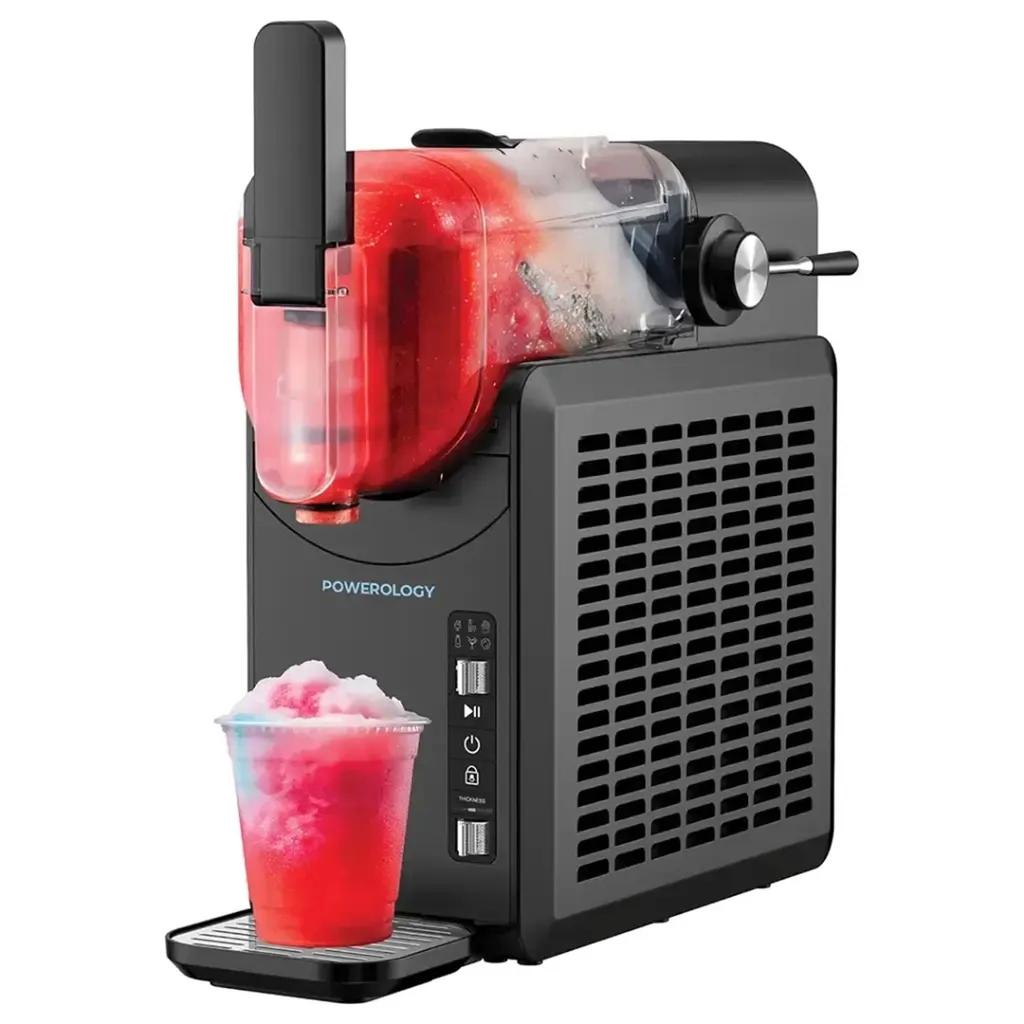 POWEROLOGY 200W DİJİTAL DOKUNMATİK EKRANLI BUZLU İÇECEK (SLUSHY) MAKİNESİ 2L - SİYAH PSM012 2