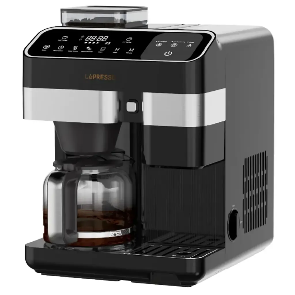 LEPRESSO AMERİCANO PRO SICAK VE SOĞUK KAHVE MAKİNESİ (BUZ YAPMA VE SICAK TUTMA FONKSİYONLU) - SİYAH LPKYFM12DO3BK 2