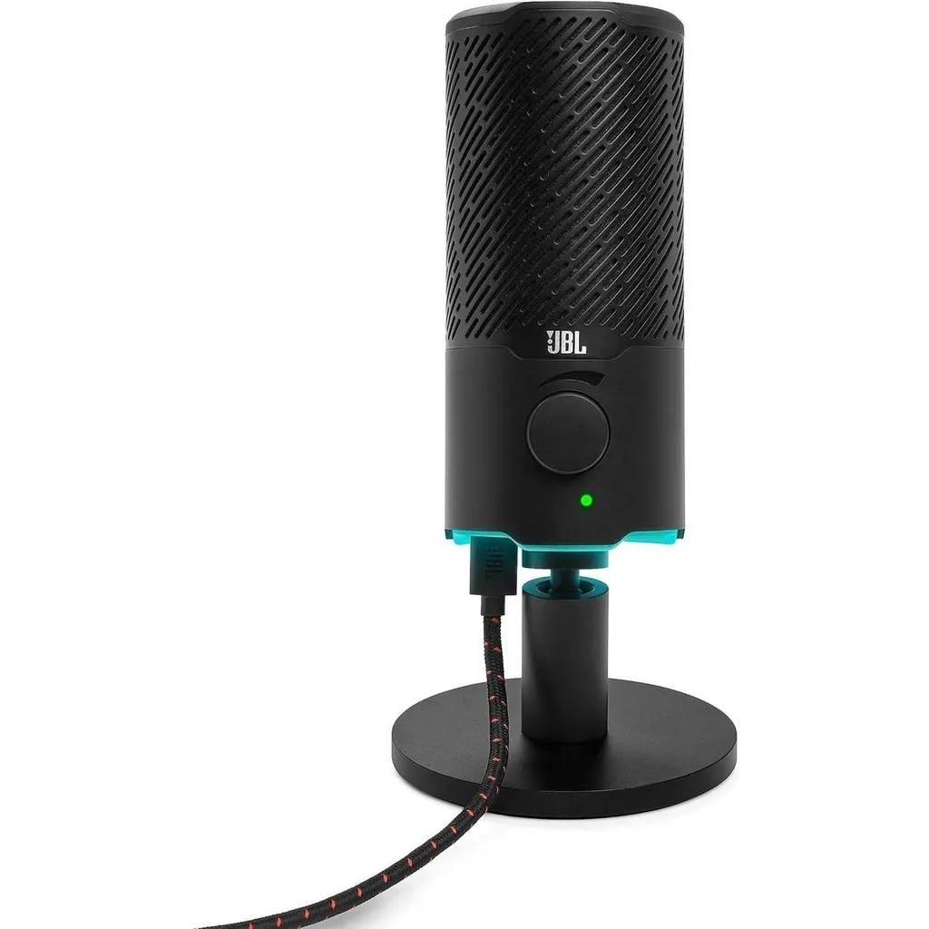 JBL QUANTUM STREAM ÇİFT KUTUP DESENLİ PREMIUM USB MİKROFON – YAYIN, KAYIT VE OYUN İÇİN YÜKSEK KALİTELİ SES