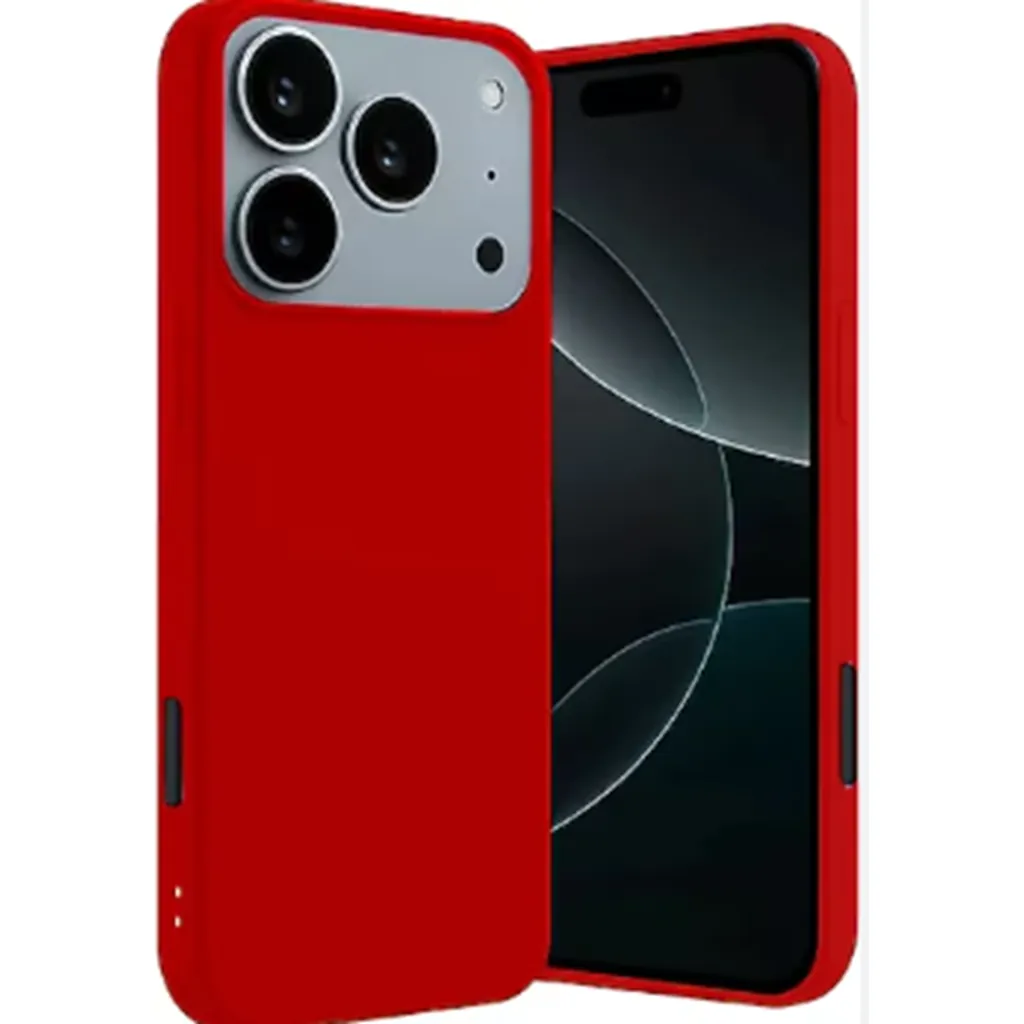 SUNİX DESİGN KILIF İPHONE 17 PRO KIRMIZI