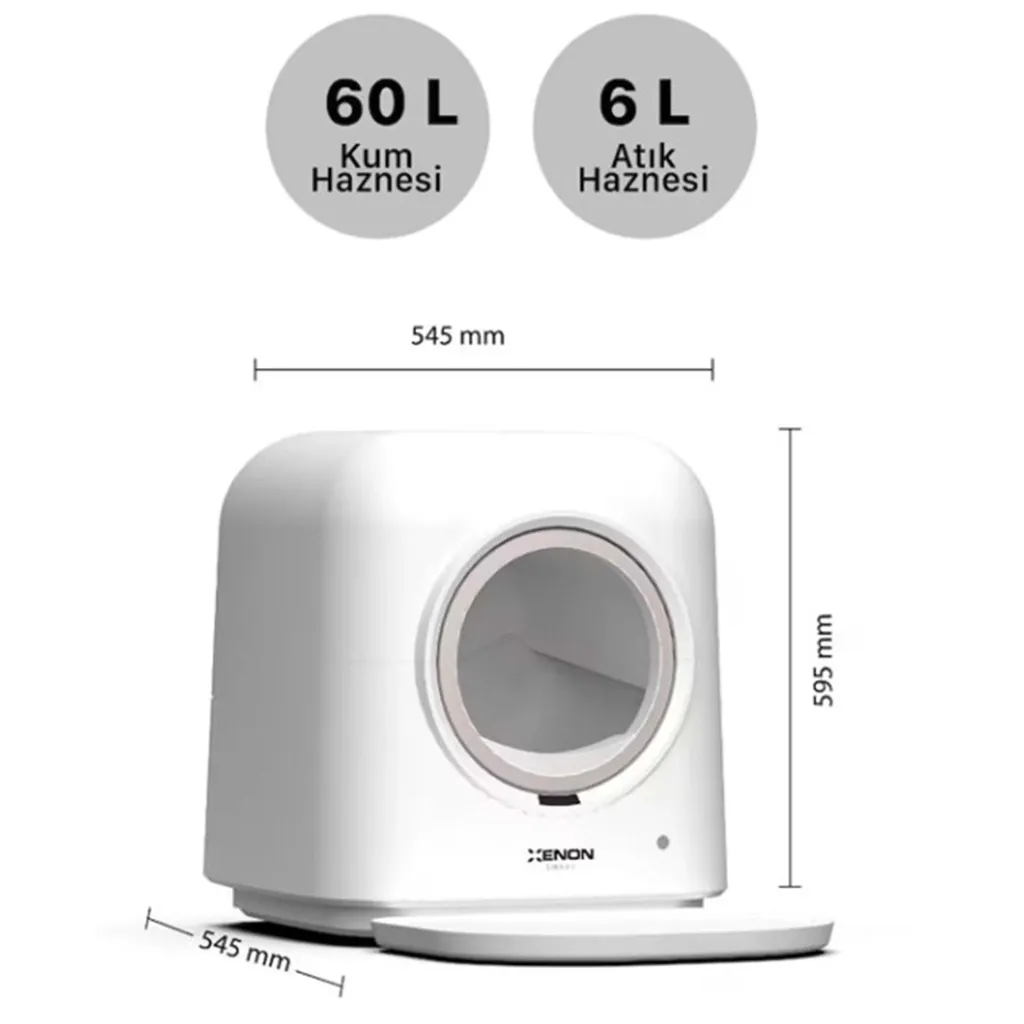 XENON X8620 AKILLI OTOMATİK KEDİ TUVALETİ 3