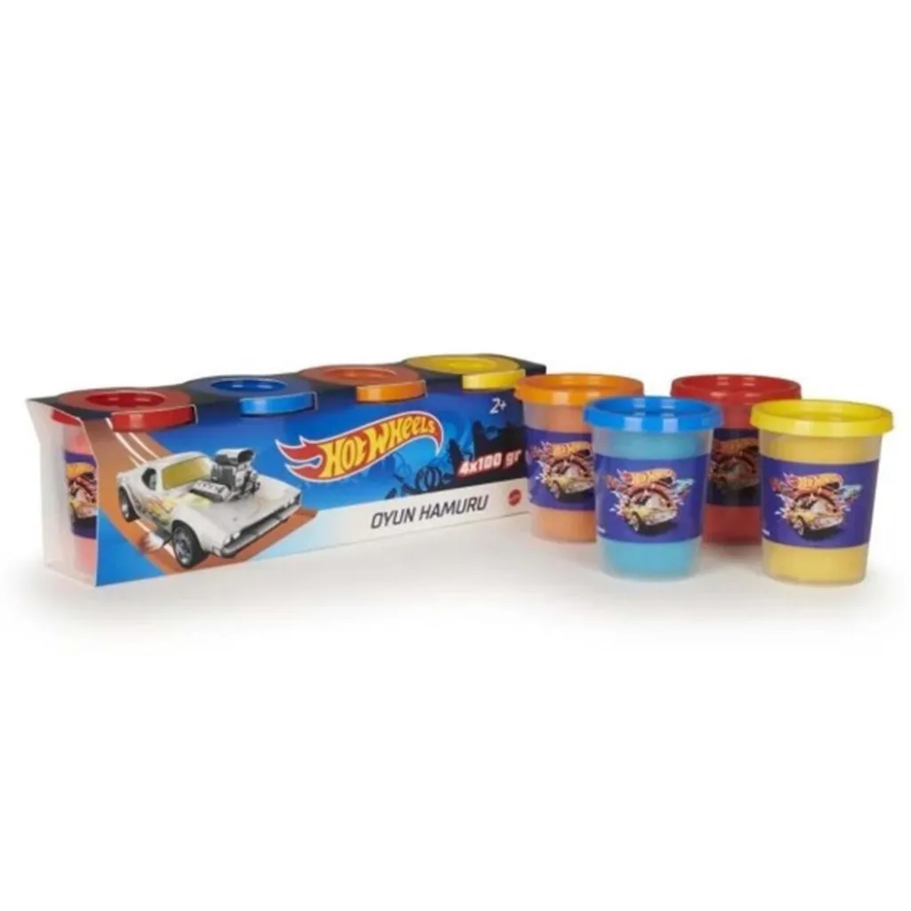 HOT WHEELS OYUN HAMURU 4LÜ PAKET 400GR 2