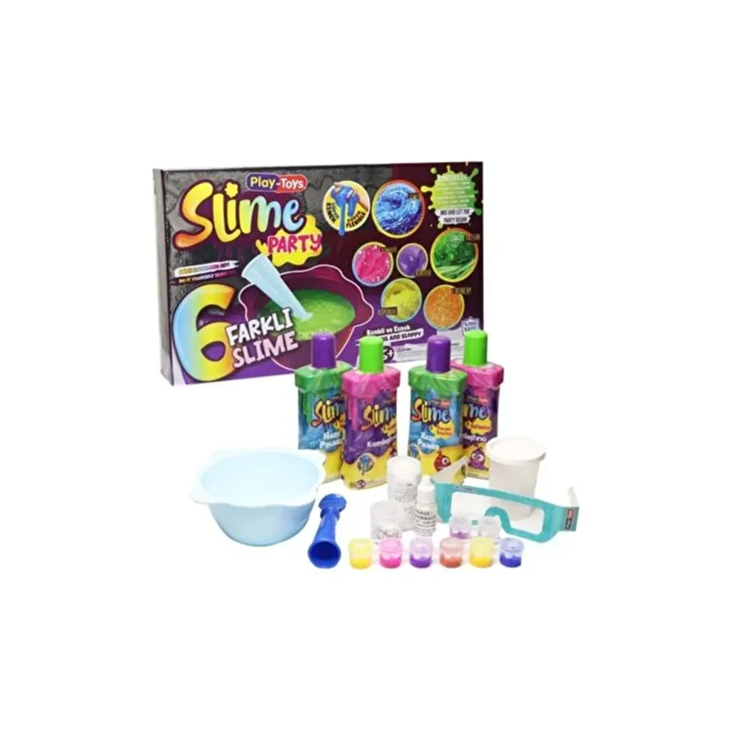 PLAY TOYS 6 FARKLI SLİME HAZIRLAMA SETİ 2