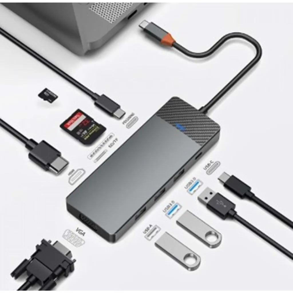 A921HV WİWU ALPHA 9İN1 TYPE-C HUB 3