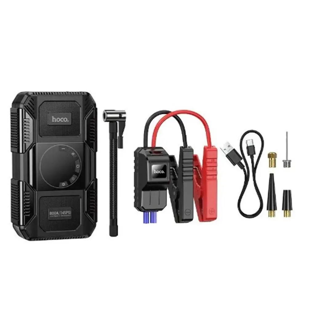 QS6 HOCO HAVA POMPASI VE ACİL MARŞ DESTEKLİ 8.000 MAH POWERBANK 2