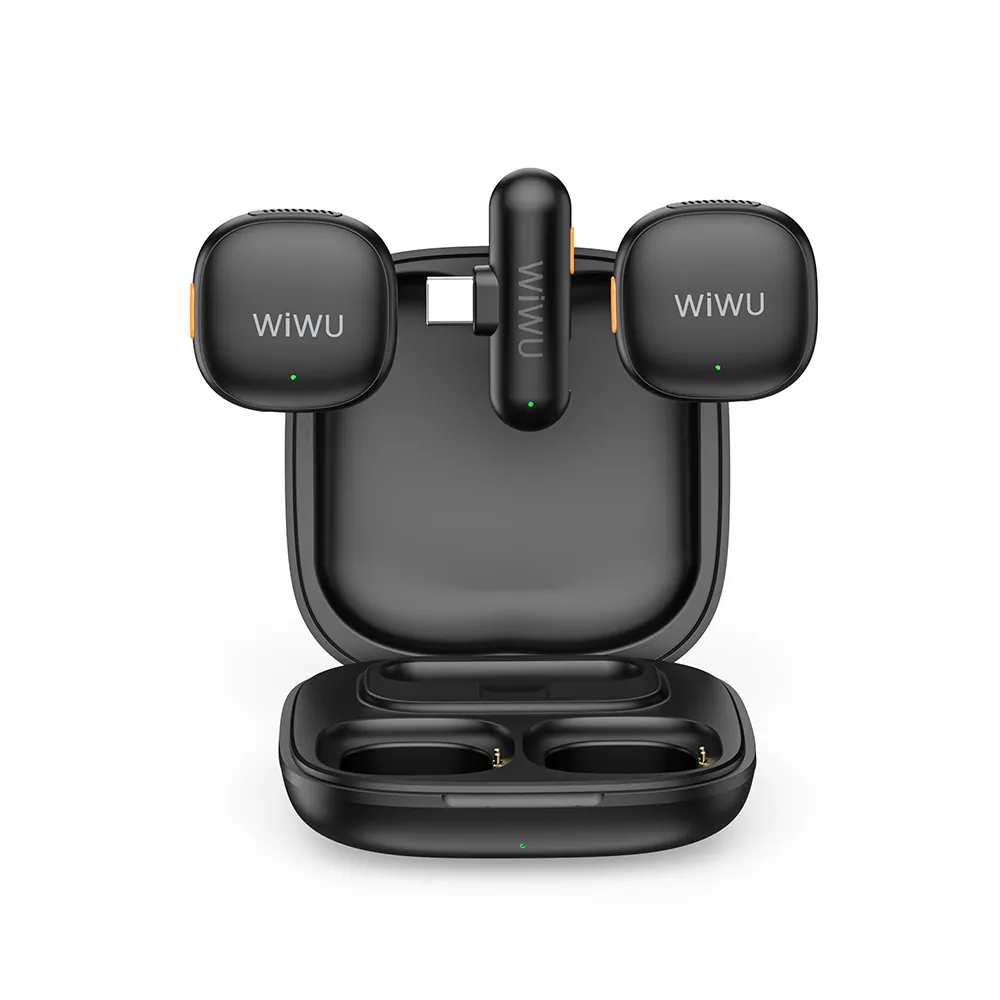 WİWU WM006 2İN1 TYPE-C PORTLU ANC ÖZELLİKLİ KABLOSUZ MİKROFON 2