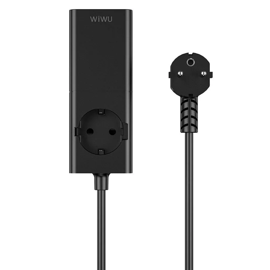 S004 WİWU GAN TECH 2 TYPE-C VE 2 USB-A PRİZ 100W 150CM 4