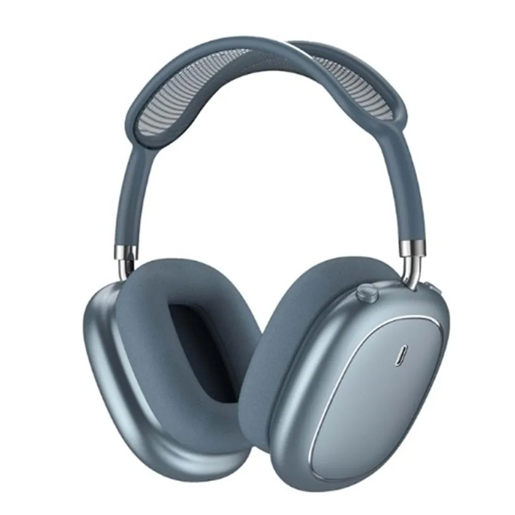 TD18 WİWU AİRBUDS MAX KULAK ÜSTÜ BLUETOOTH KULAKLIK MAVİ 2