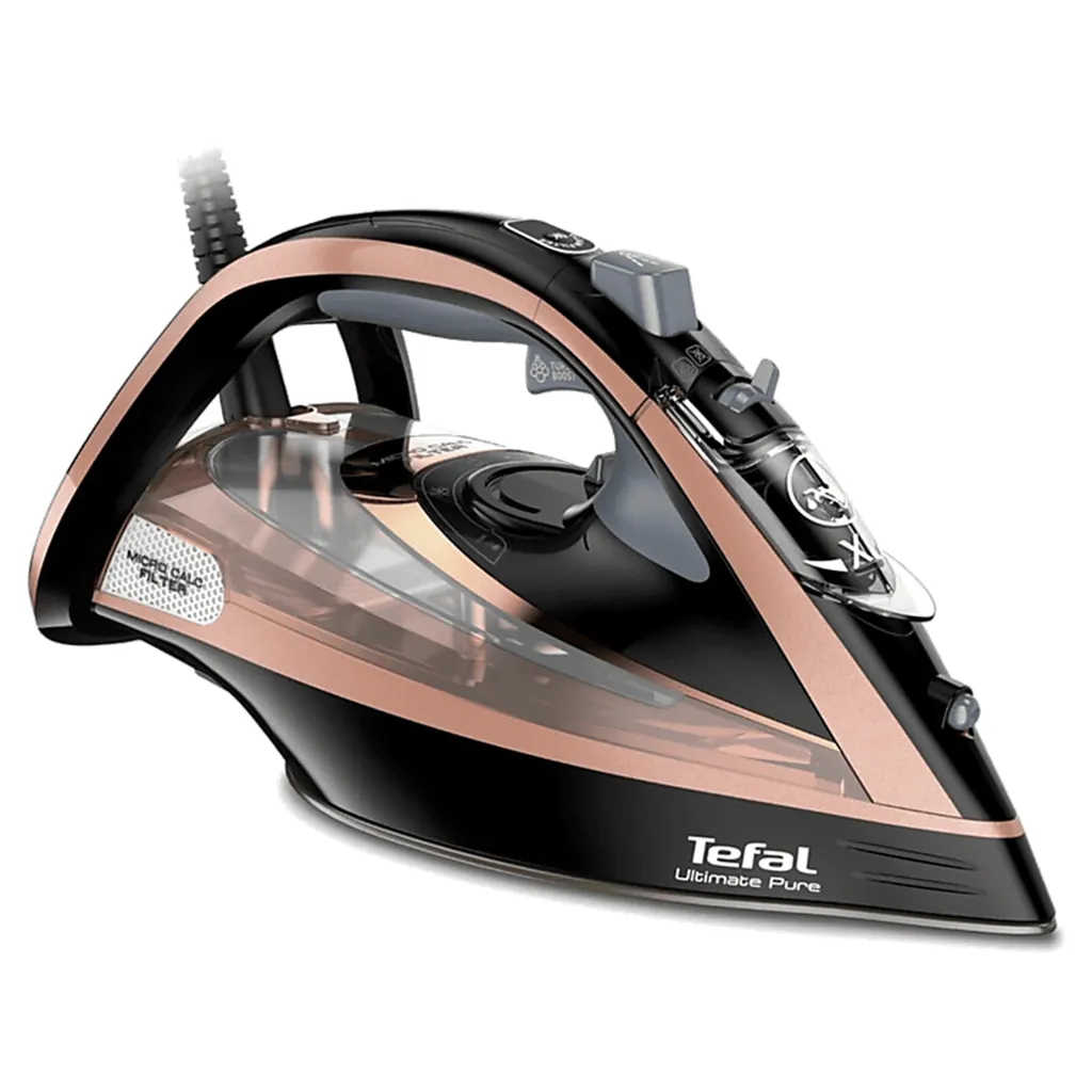 TEFAL FV9845 ULTIMATE PURE BUHARLI ÜTÜ SİYAH BRONZ
