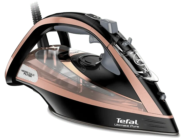 TEFAL FV9845 ULTIMATE PURE BUHARLI ÜTÜ SİYAH BRONZ 3