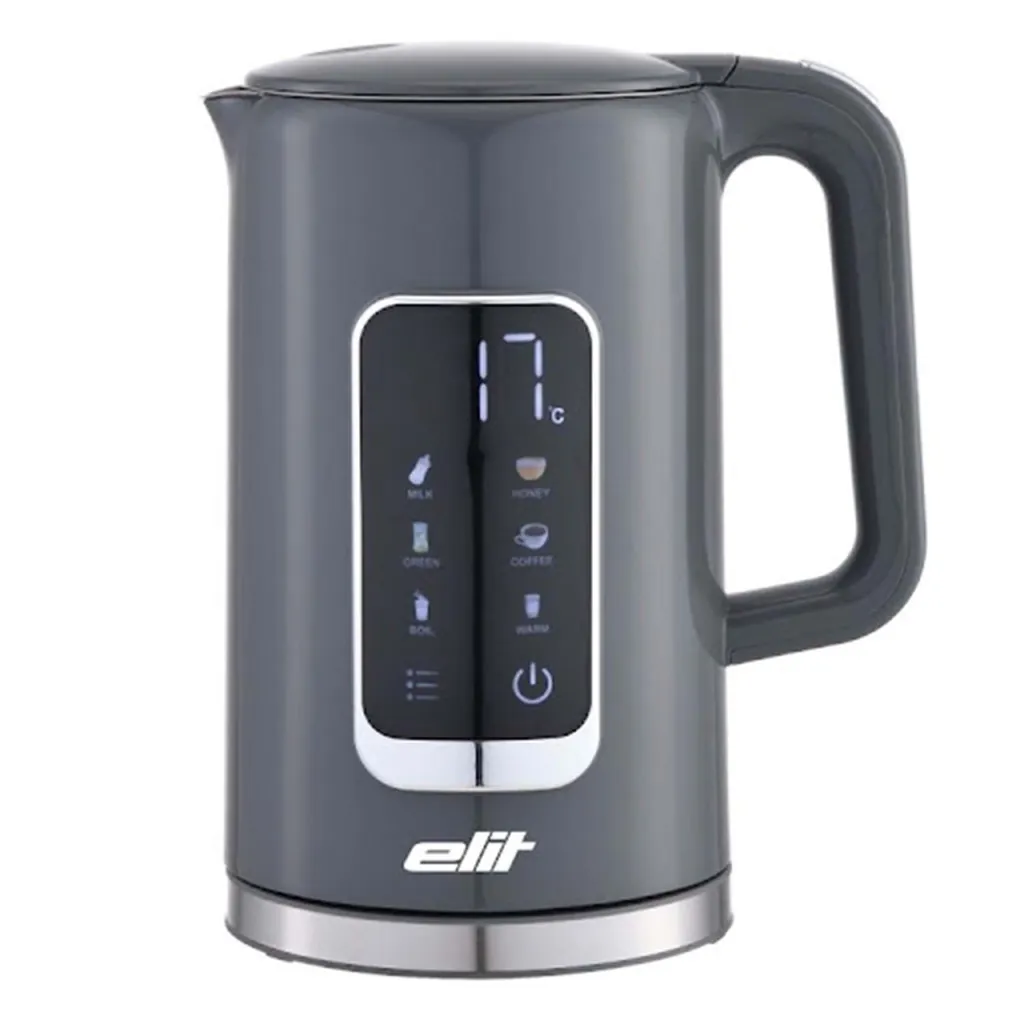 ELİT COOLTOUCH 1.7 L DOKUNMATİK EKRANLI SU ISITICI GRİ 2200W 5 KADEMELİ 2