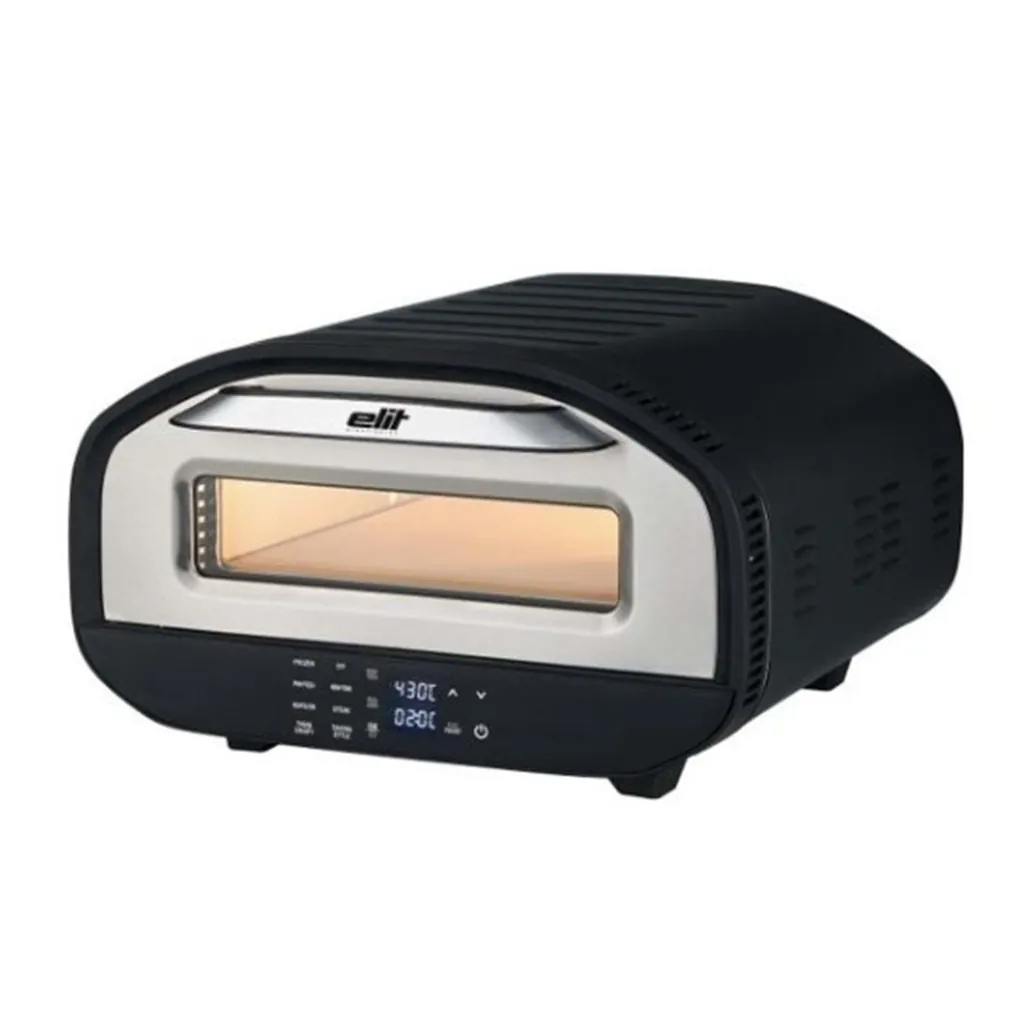ELİT PIZZARELLA 12 İNÇ ELEKTRİKLİ PİZZA FIRINI 2200W 430°C HIZLI PİŞİRME 2
