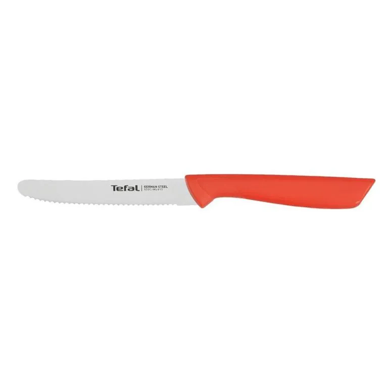 TEFAL COLORFOOD TIRTIKLI ÇOK AMAÇLI BIÇAK 10CM TURUNCU