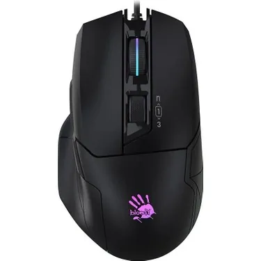 BLOODY W70 MAX 10K CPI OPTİK RGB GAMİNG MOUSE SİYAH 2