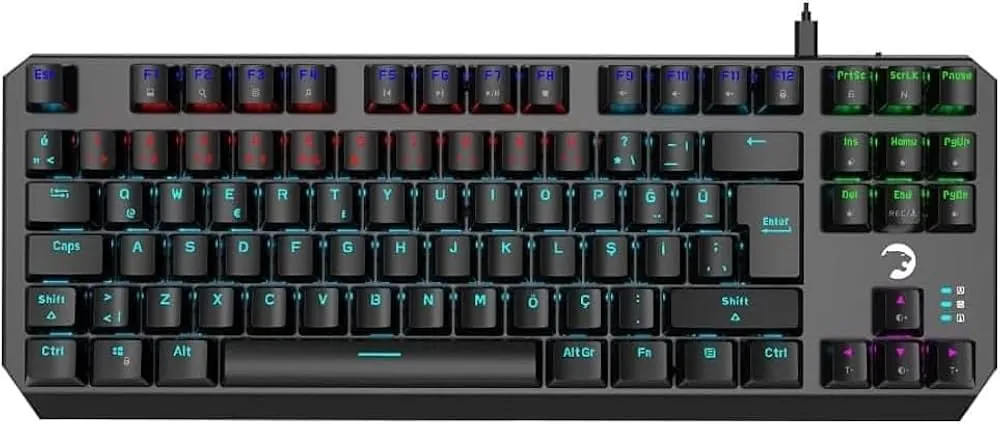 GAMEPOWER OVERLORD 60M MEKANİK GAMİNG KLAVYE USB BLUE SWİTCH