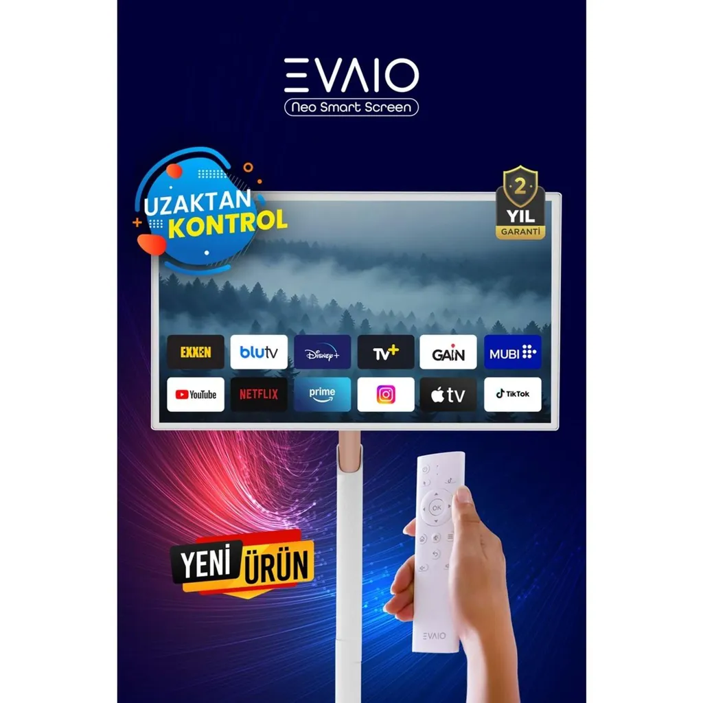 EVAİO NEO HD-320A 32 İNCH ANDROİD TAŞINABİLİR MOBİL EKRAN FULL HD 3