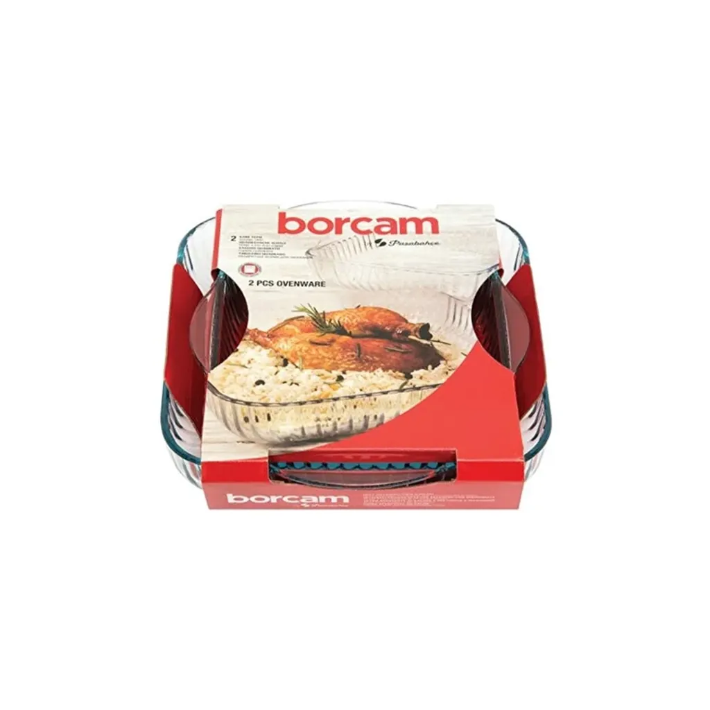 Paşabahçe Borcam 2'li Cam Hazırlık ve Sunum Seti 159166 2