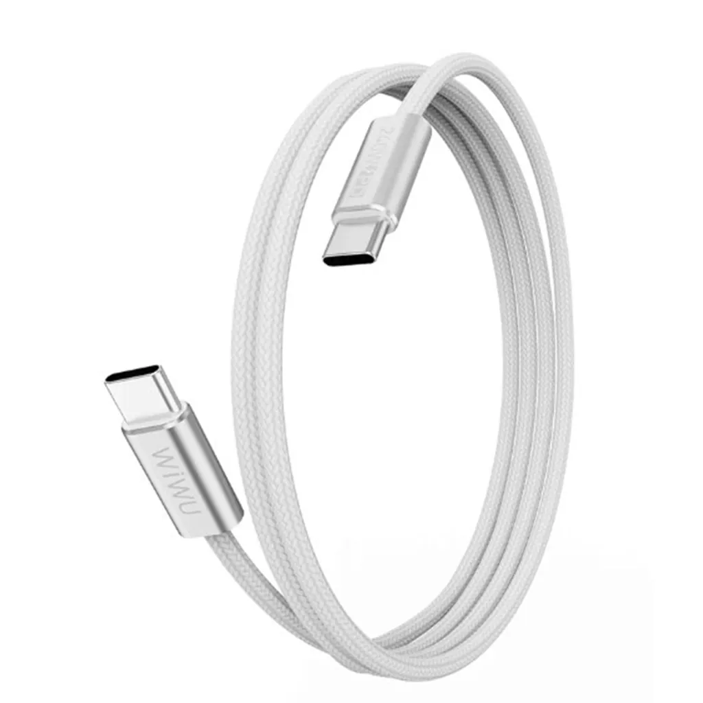 C101 WİWU ESSEN SERİSİ 240W ŞARJ KABLOSU 1.5M - WHİTE 2