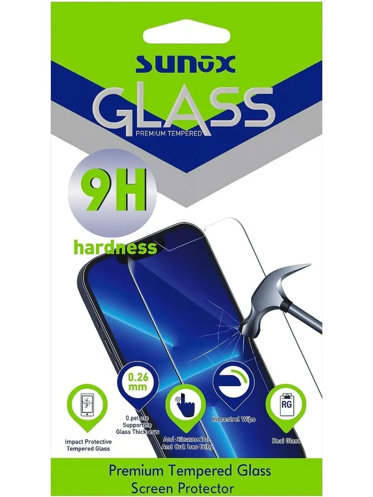 SUNİX İPHONE 16 KIRILMAZ CAM