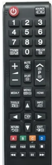 SAMSUNG LCD-LED TV KUMANDASI KK9845