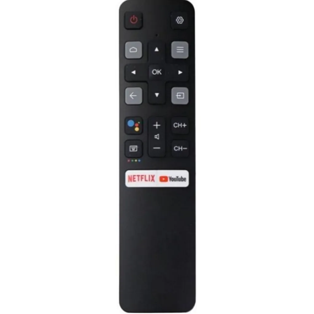 TCL UZUN ÇOK FONKSİYONLU NETFLİX TUŞLU TV KUMANDASI RC802N YL12 2
