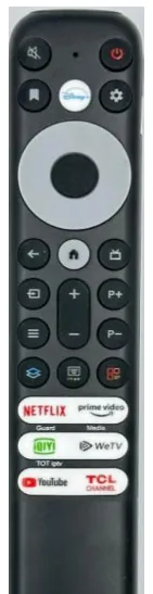 TCL SESSİZ NETFLİX PRİME VİDEO YOUTUBE TCL CHANNEL TUŞLU DİSNEY TUŞLU TV KUMANDASI KK9797