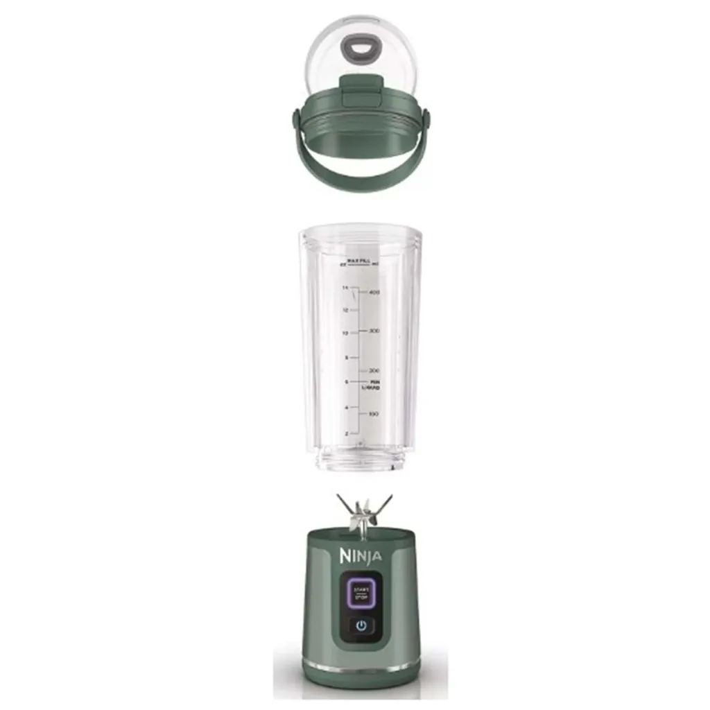 NINJA BLAST BC151EUEM TAŞINABİLİR ŞARJLI BLENDER YEŞİL 4