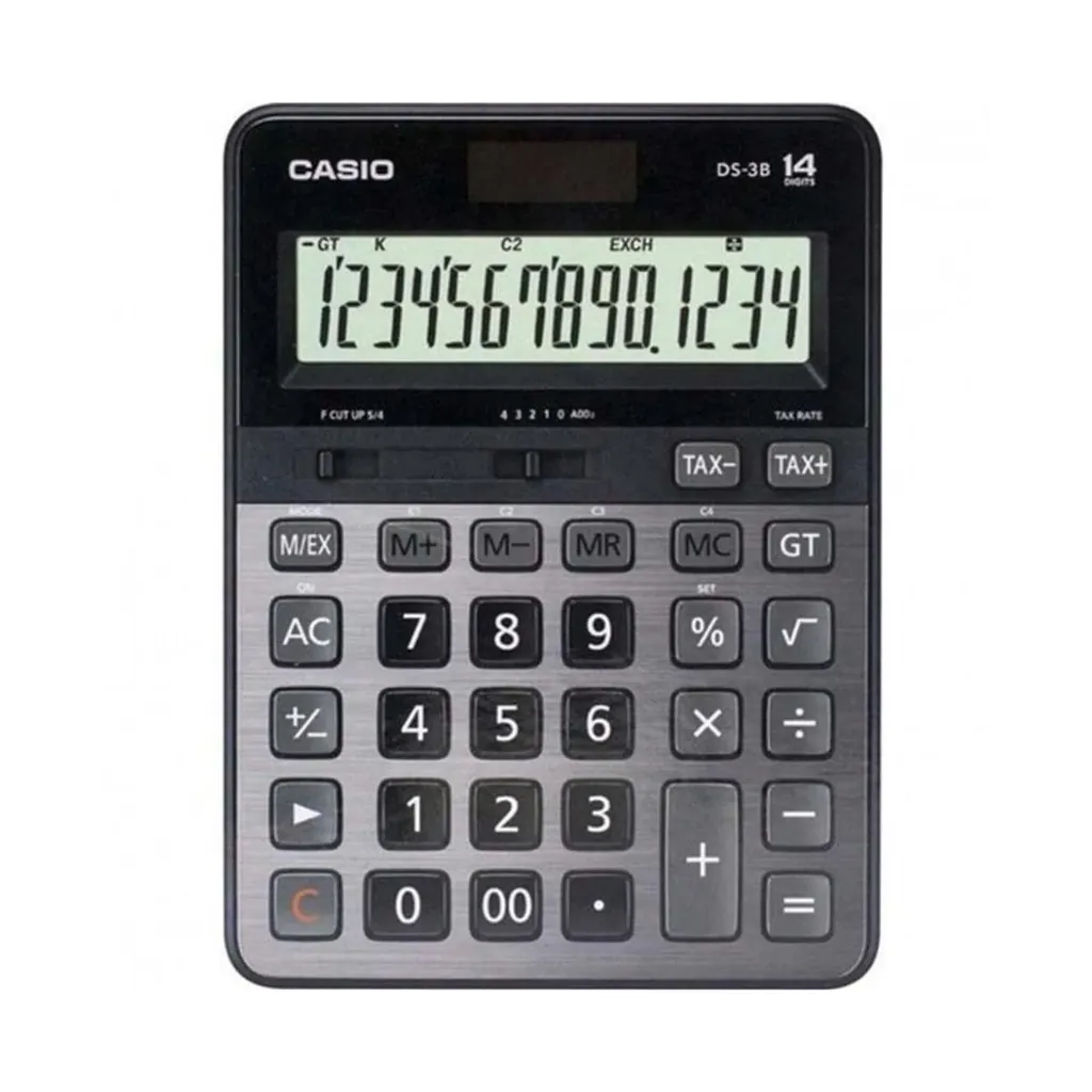 CASIO DS-3B PROFESYONEL MASAÜSTÜ HESAP MAKİNESİ 14 HANELİ 2