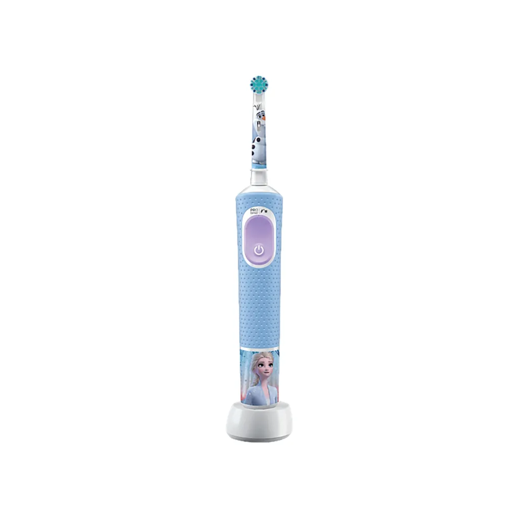 ORAL-B VİTALİTY PRO FROZEN ÖZEL SERİ ÇOCUKLAR İÇİN ŞARJ EDİLEBİLİR DİŞ FIRÇASI D103 2