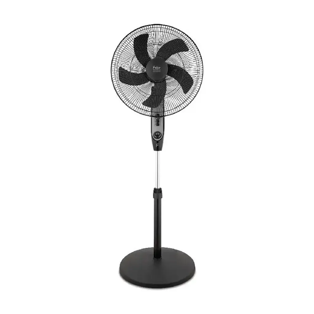 FAKIR SV 1060 AYAKLI VANTİLATÖR - 60W GÜÇLÜ MOTOR - ZAMANLAYICI ÖZELLİKLİ VE 3 KADEMELİ HIZ AYARLI STAND FAN - SİYAH 3