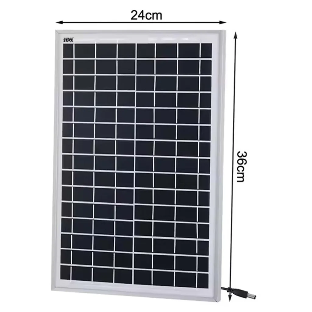 WINNING STAR ST-002 15V 10W GÜNEŞ PANELİ - ST-4004 SOLAR FAN UYUMLU 5 METRE KABLOLU ŞARJ PANELİ 3