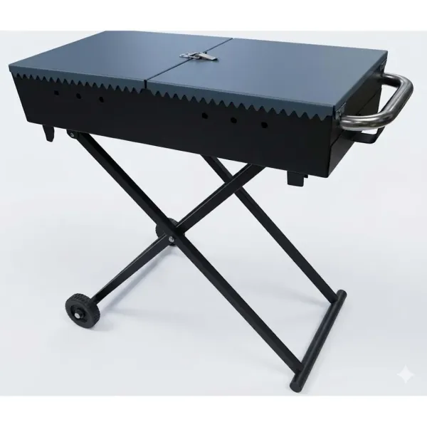 2555019 BÜYÜK YANDAN KAPAK KATLANABİLİR MANGAL
