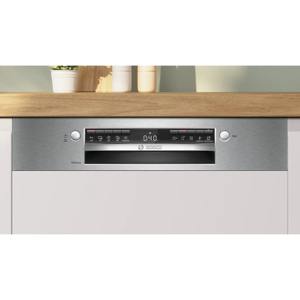 BOSCH SMI4IKS50T SERİ4 5 PROGRAM YARI ANKASTRE BULAŞIK MAKİNESİ 2