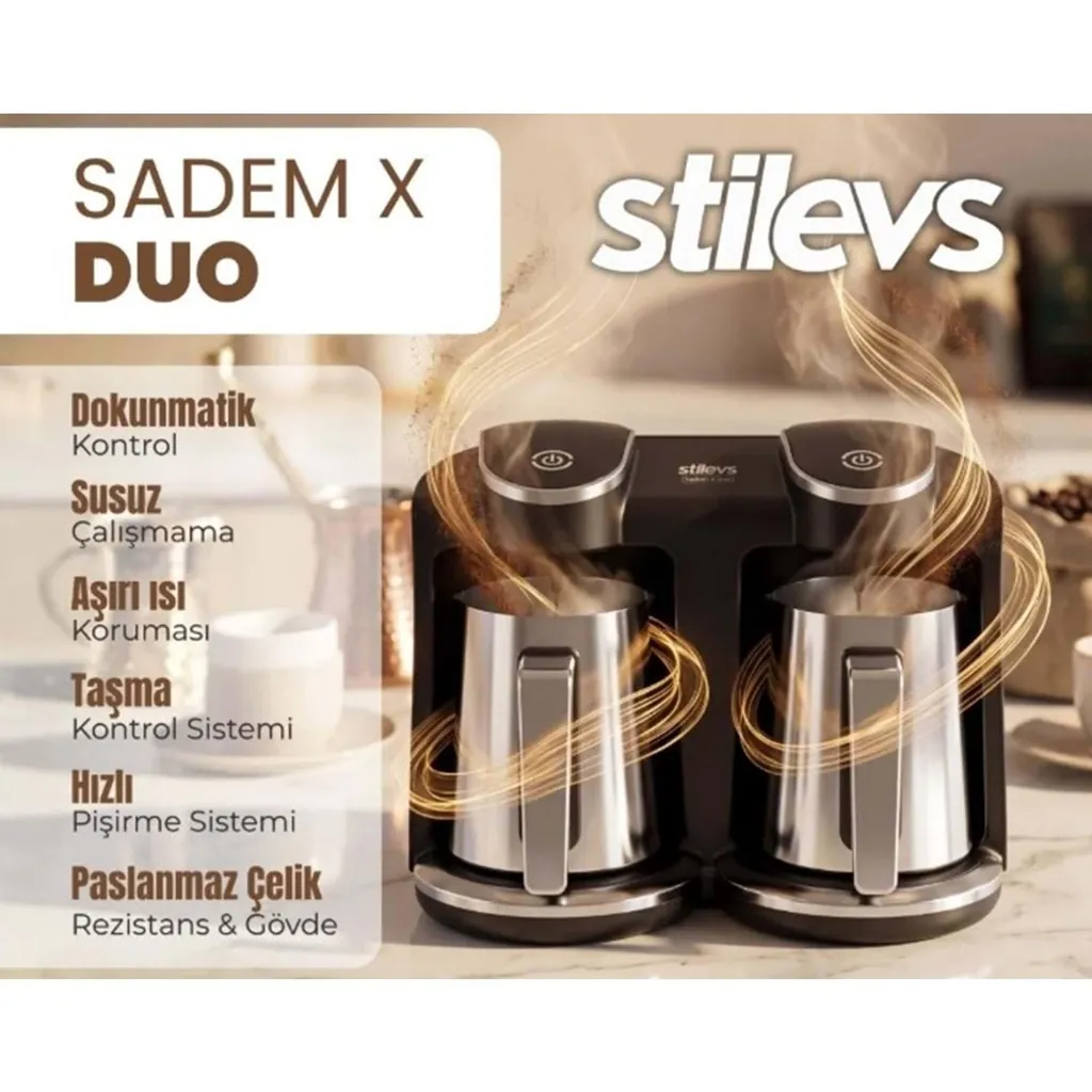 SADEM X DUO ÇİFTLİ TÜRK KAHVESİ MAKİNESİ 2